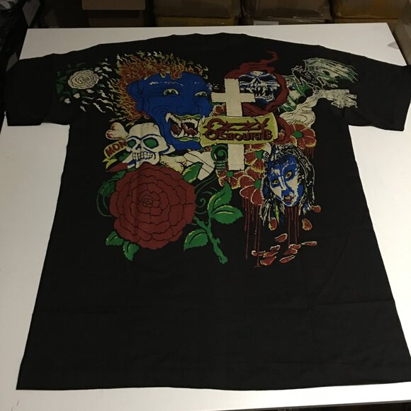 Ozzy Osbourne Tattoo Concert Tour All Over Print AOP T-Shirt XL Giant - Picture 3 of 5